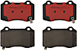 2010 Chrysler 300 - Rear Ceramic Brake Pad Set, NAO Series