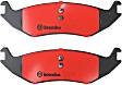 2003 Dodge Ram 1500 - Rear Ceramic Brake Pad Set, NAO Series