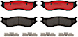 2003 Dodge Ram 1500 Van - Front Ceramic Brake Pad Set, NAO Series