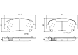 P18032N Front PRIME Series Ceramic Brake Pad Set