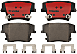 P23175N Rear PRIME Series Ceramic Brake Pad Set