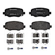 P23177 Rear PRIME Series Low-Metallic Brake Pad Set