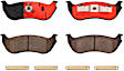 2003 Ford Explorer - Rear Ceramic Brake Pad Set, 14.6 (mm) Thickness, NAO Series