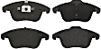 2016 Volvo XC70 - Front Low-Metallic Brake Pad Set, 2.0L 4Cyl, With 300 (mm) Brakes, PRIME Series