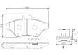 P24095N Front PRIME Series Ceramic Brake Pad Set