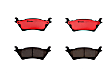 P24168N Rear NAO Series Ceramic Brake Pad Set
