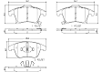 P24173N Front NAO Series Ceramic Brake Pad Set