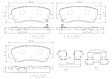 2015 Ford Mustang - Rear Ceramic Brake Pad Set, 2.3L 4Cyl, Automatic Transmission, PRIME Series
