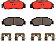 P28026N Front NAO Series Ceramic Brake Pad Set