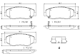 P28035N Front NAO Series Ceramic Brake Pad Set