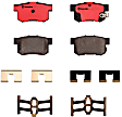 2007 Acura RDX - Rear Ceramic Brake Pad Set, PRIME Series
