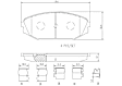 2004 Honda Odyssey - Front Ceramic Brake Pad Set, 3.5L 6Cyl, PRIME Series