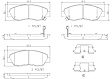 2013 Honda Insight - Front Ceramic Brake Pad Set, PRIME Series