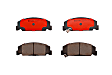 2000 Honda Civic - Front Ceramic Brake Pad Set, 1.6L 4Cyl, PRIME Series