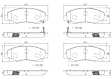 P28073N Front PRIME Series Ceramic Brake Pad Set