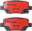 P28078N Rear PRIME Series Ceramic Brake Pad Set