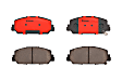 2015 Acura RDX - Front Ceramic Brake Pad Set, 3.5L 6Cyl, PRIME Series