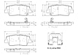 2008 Hyundai Entourage - Rear Ceramic Brake Pad Set, PRIME Series