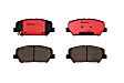 2014 Kia Forte5 - Front Ceramic Brake Pad Set, NAO Series