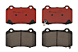 P30074N Rear NAO Series Ceramic Brake Pad Set