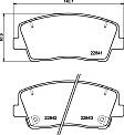 P30108 Front PRIME Series Low-Metallic Brake Pad Set