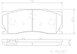 P36023N Front PRIME Series Ceramic Brake Pad Set