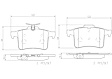 P36026N Rear PRIME Series Ceramic Brake Pad Set