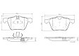 P36028N Front NAO Series Ceramic Brake Pad Set