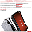 P36028N Front NAO Series Ceramic Brake Pad Set