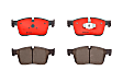 2018 Jaguar XF - Front Ceramic Brake Pad Set, With 350mm Brakes, PRIME Series