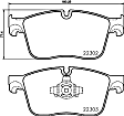 2018 Jaguar XF - Front Ceramic Brake Pad Set, With 350mm Brakes, PRIME Series