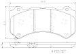 P37018N Front PRIME Series Ceramic Brake Pad Set