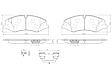 P44024N Front PRIME Series Ceramic Brake Pad Set