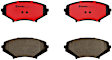P49034N Front PRIME Series Ceramic Brake Pad Set