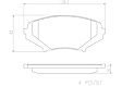 P49034N Front PRIME Series Ceramic Brake Pad Set