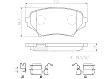 2015 Mazda MX-5 Miata - Front Ceramic Brake Pad Set, 2.0L 4Cyl, PRIME Series