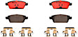2012 Ford Fusion - Rear Ceramic Brake Pad Set, 3.0L 6Cyl, PRIME Series