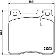 P50018 Front PRIME Series Low-Metallic Brake Pad Set