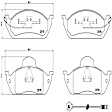 P50039 Front PRIME Series Low-Metallic Brake Pad Set