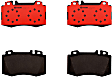 2003 Mercedes Benz C32 AMG - Front Ceramic Brake Pad Set, 3.2L 6Cyl, PRIME Series
