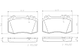 2003 Mercedes Benz C32 AMG - Front Ceramic Brake Pad Set, 3.2L 6Cyl, PRIME Series