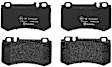 2005 Mercedes Benz SLR McLaren - Rear Low-Metallic Brake Pad Set, 5.5L 8Cyl, PRIME Series