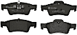 2005 Mercedes Benz G55 AMG - Rear Low-Metallic Brake Pad Set, 5.5L 8Cyl, PRIME Series