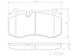 P50074N Front PRIME Series Ceramic Brake Pad Set