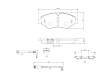 P50085N Front PRIME Series Ceramic Brake Pad Set