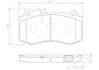 2011 Mercedes Benz E550 - Front Ceramic Brake Pad Set, 5.5L 8Cyl, engdesig: 273.971, PRIME Series