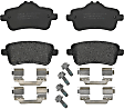 P50099 Rear PRIME Series Low-Metallic Brake Pad Set