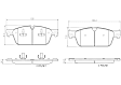 P50102N Front NAO Series Ceramic Brake Pad Set