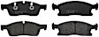 2014 Mercedes Benz GL350 - Front Low-Metallic Brake Pad Set, 3.0L 6Cyl, without Heavy Duty Brakes, PRIME Series
