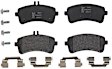 P50125 Rear PRIME Series Low-Metallic Brake Pad Set